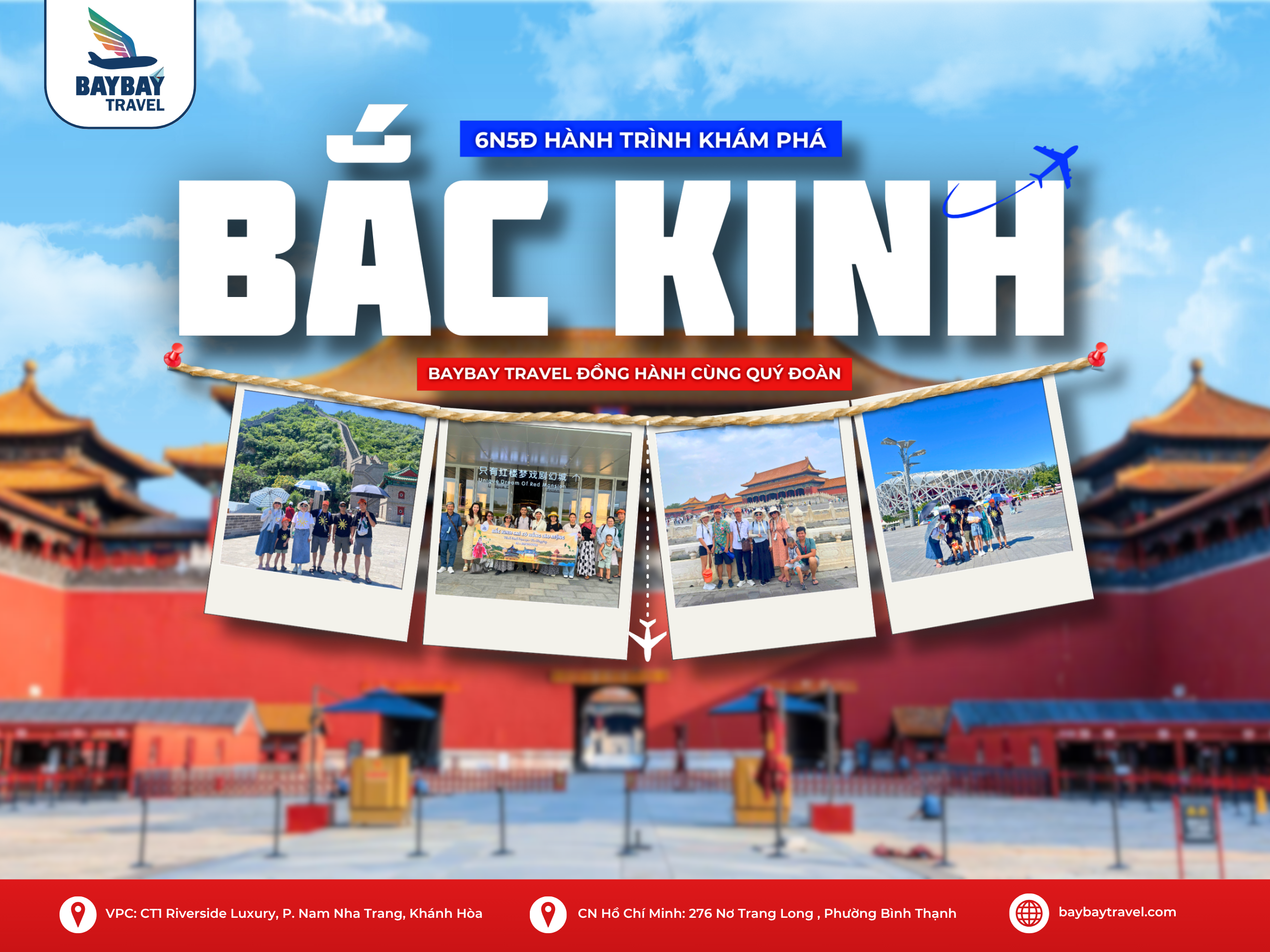6N5Đ ĐỒNG HÀNH QUÝ ĐOÀN TRONG HÀNH TRÌNH KHÁM PHÁ TOUR DU LỊCH BẮC KINH TRUNG QUỐC